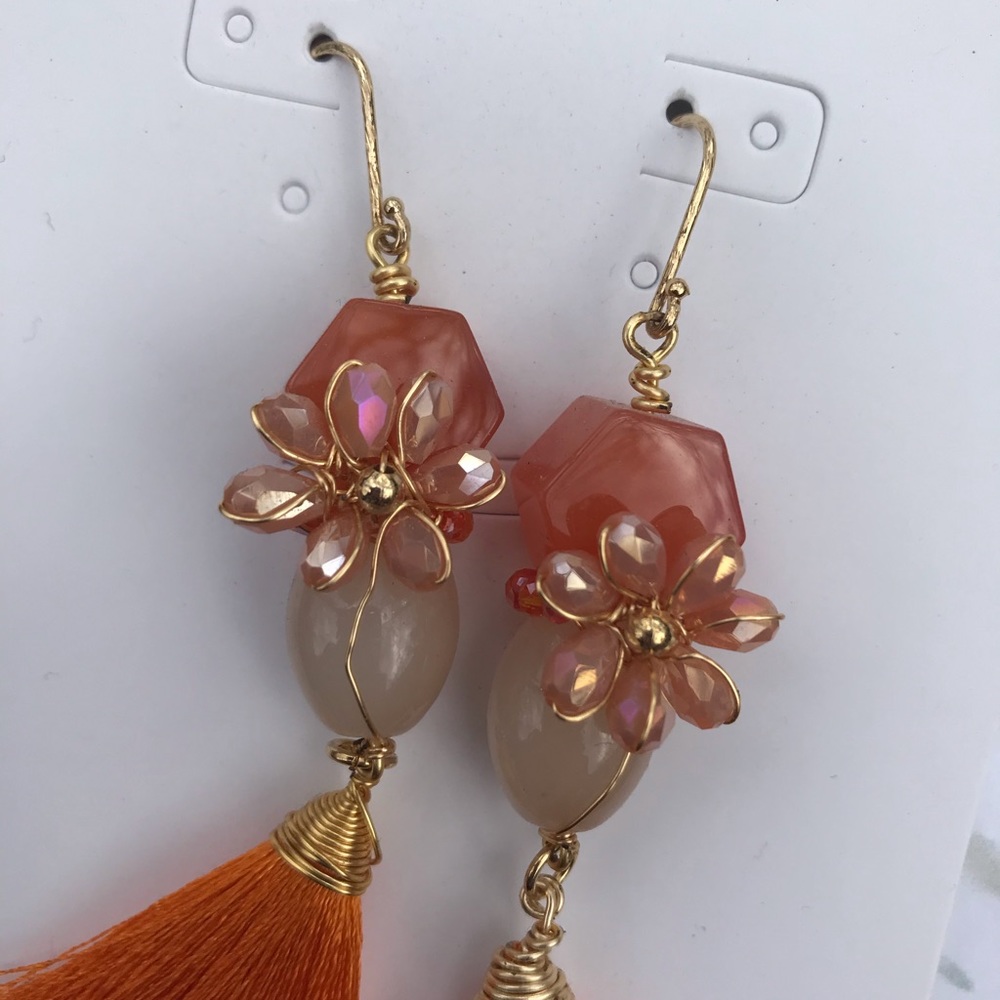 🖐HANDMADE EARRINGS 🖐 - Picture 2 of 3